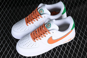 Air force 1 x Stranger things “Hawkins” ( Branco com Laranja )