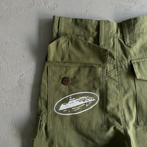 Shorts Corteiz “Slant Pocket Green”