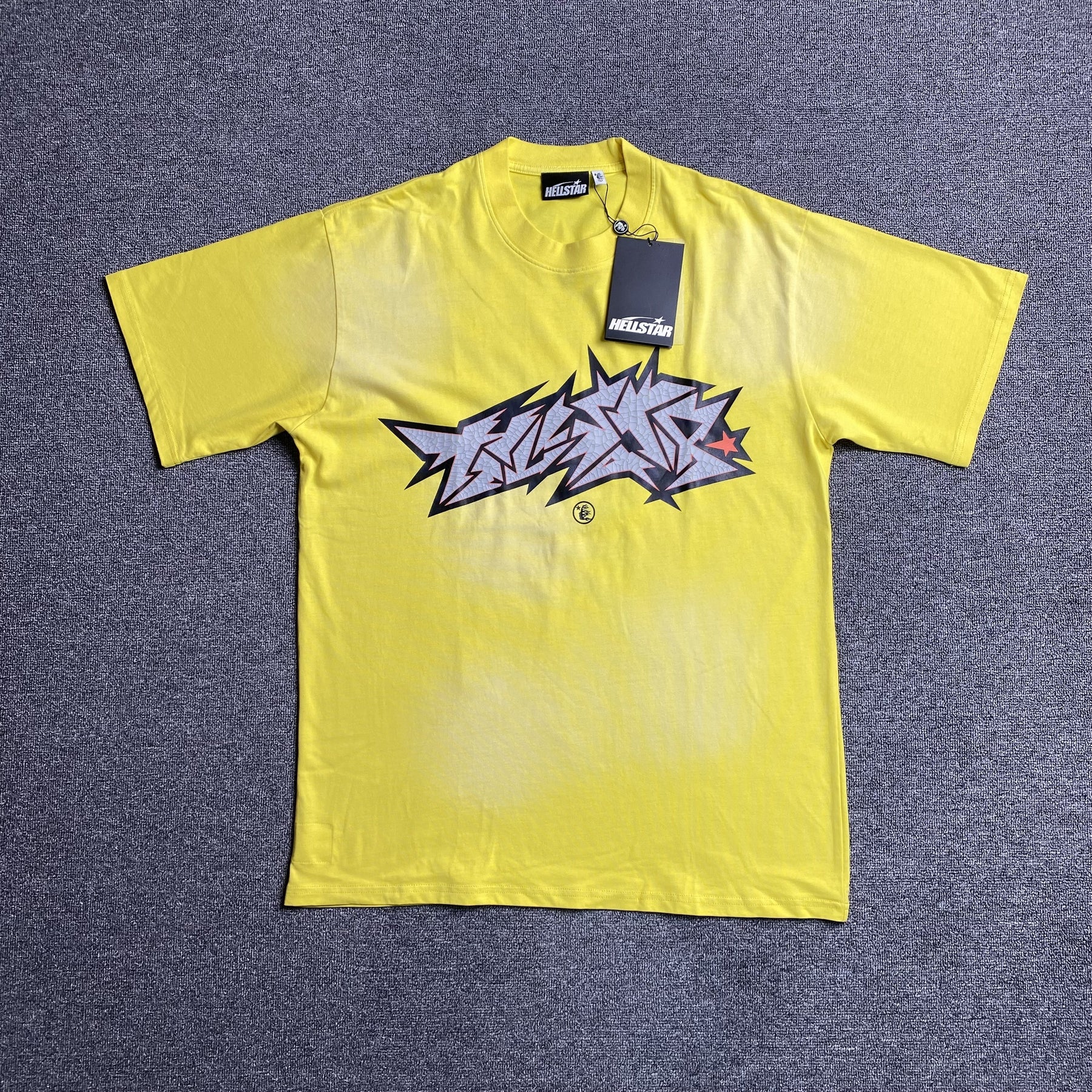 Camisa Hellstar “Crack Print” ( Amarela )