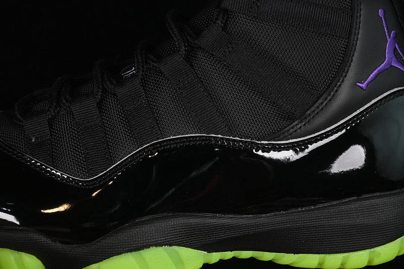 Air Jordan 11  “Black Barely Volt”