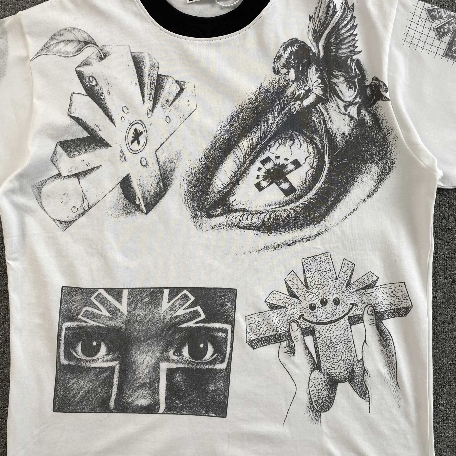 Camisa Vertabrae “Multiple Sketch”