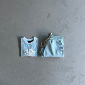 Conjunto Syna World Verão Feminino ( Branco e Azul )