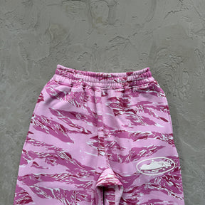 Conjunto Corteiz “Island Puff Print Pink”