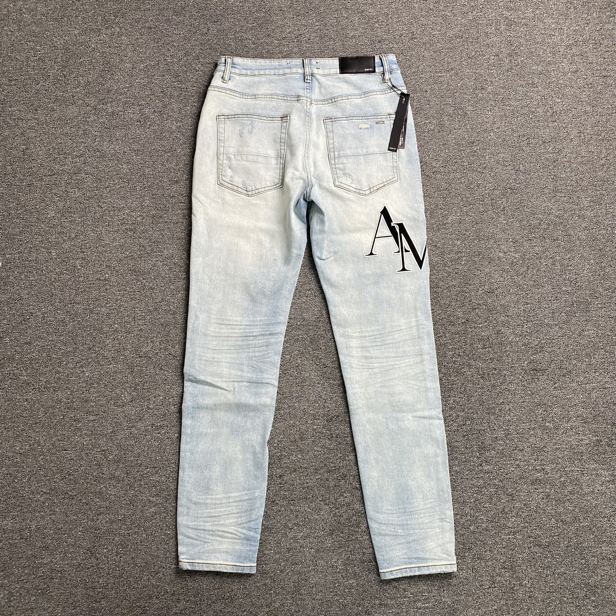 Calça Amiri “Staggered” ( Azul )