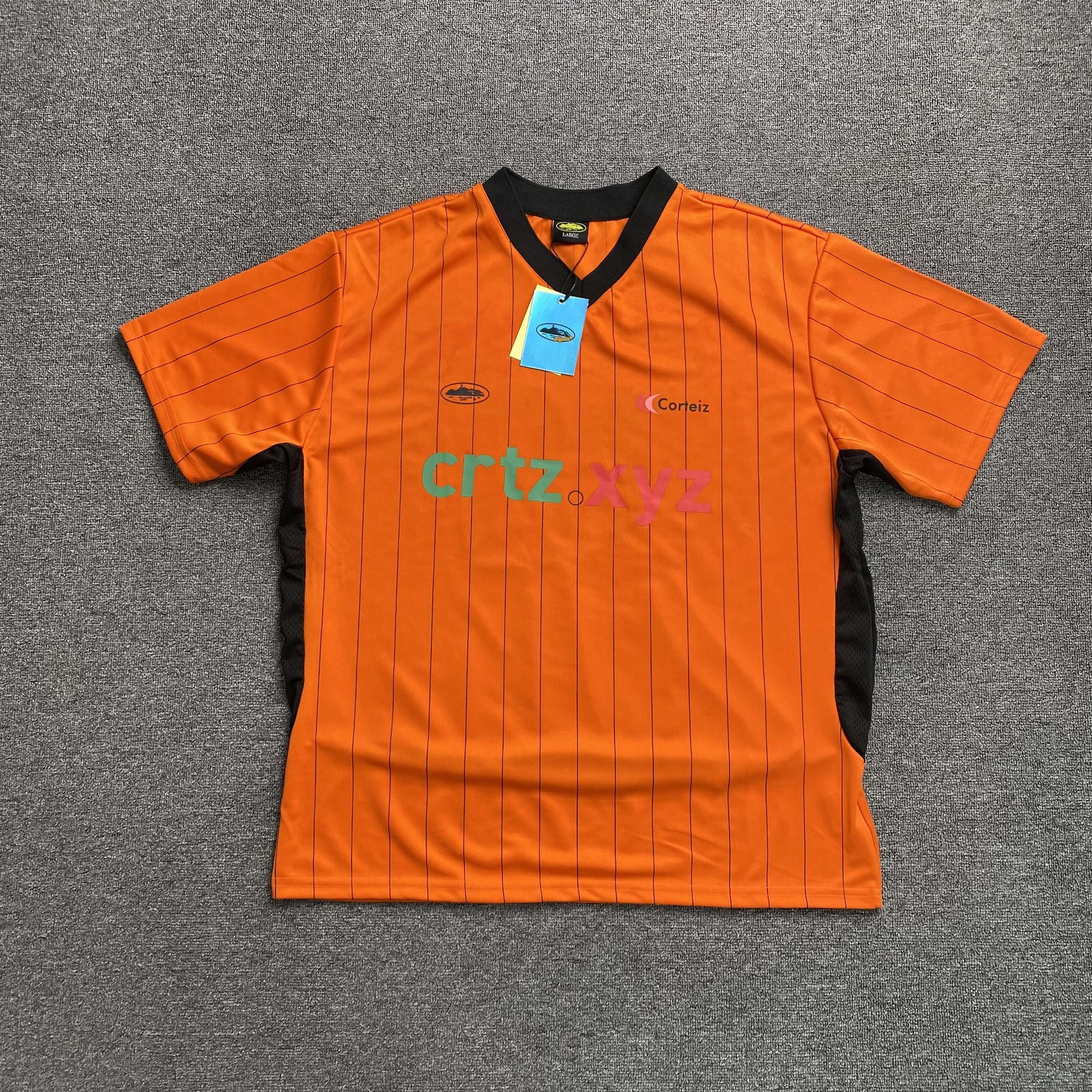 Camisa Corteiz “Website Football” ( Laranja )