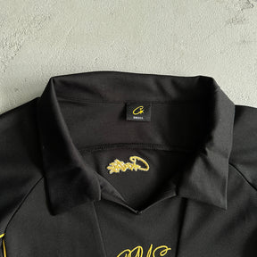 Camisa Corteiz ”Talismo” ( Preta Com Amarela )