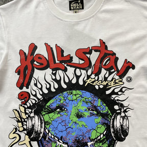 Camisa Hellstar “Heaven On Earth” ( Branca )