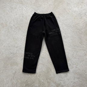 Conjunto Corteiz “HMP Stencil Crewneck” ( Preto )