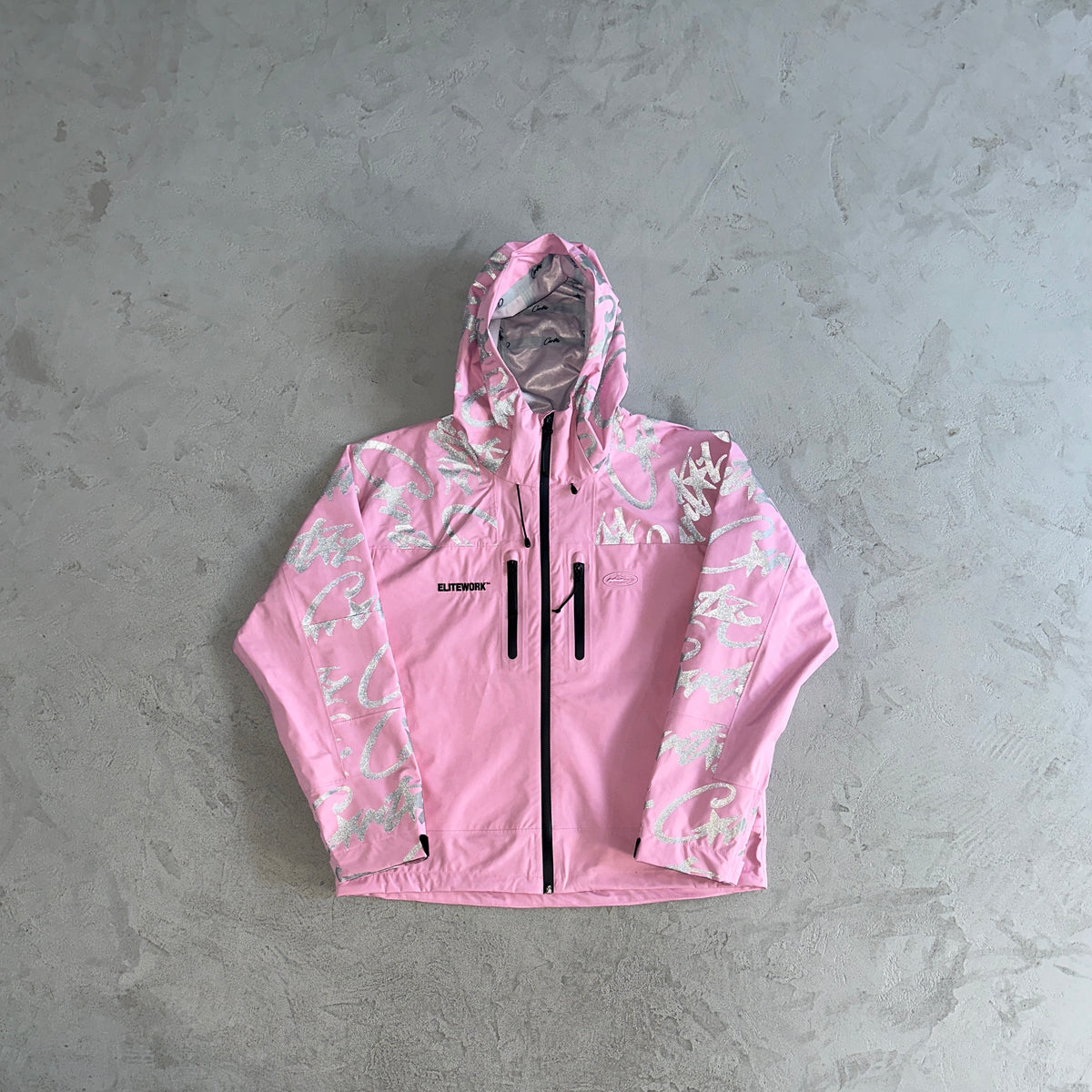 Jaqueta Corteiz “Elitework Shell” ( Rosa )