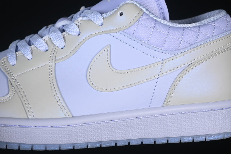 Air Jordan 1 Low “Ghost Pearlized Quilt”