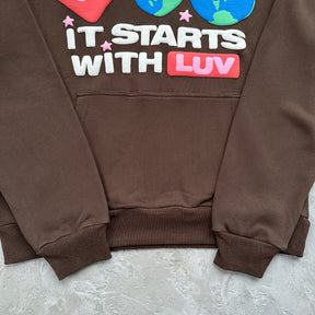 Moletom Broken Planet “It Starts With Luv”