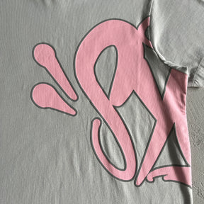 Conjunto Syna World Verão ( Cinza e Rosa )