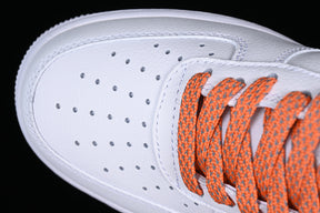 Air force 1 x Stranger things “Hawkins” ( Branco com Laranja )