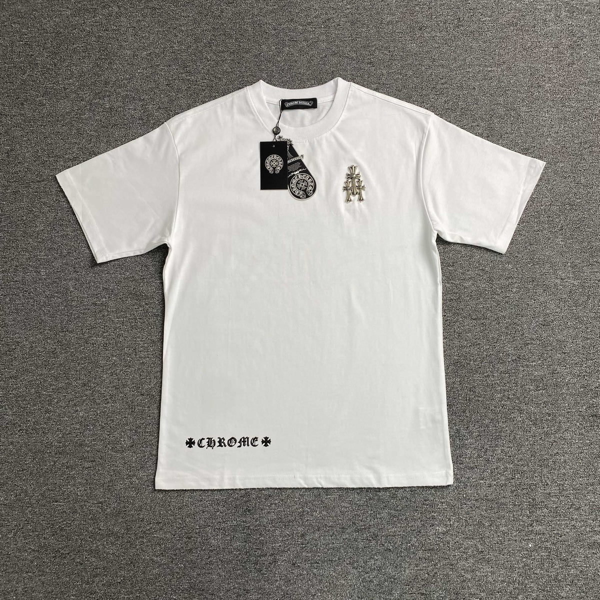 Camisa Chrome Hearts “Silver Cross” ( Branca )