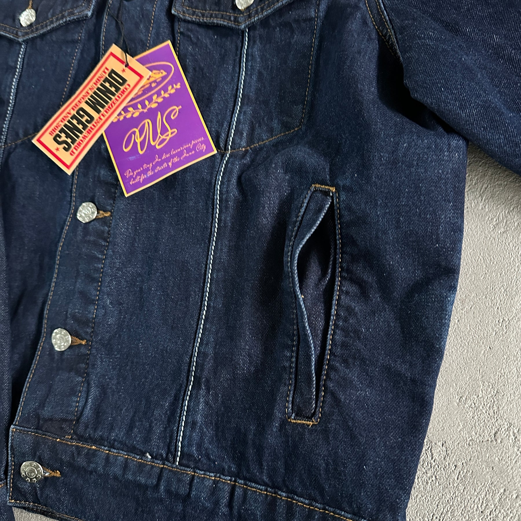 Jaqueta Corteiz “ Dark Wash ”