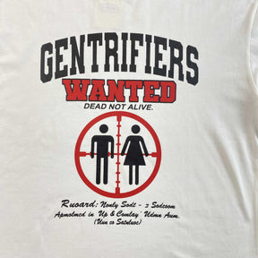 Camisa Corteiz “Gentrifiers Wanted Dead Not Alive” ( Branca )