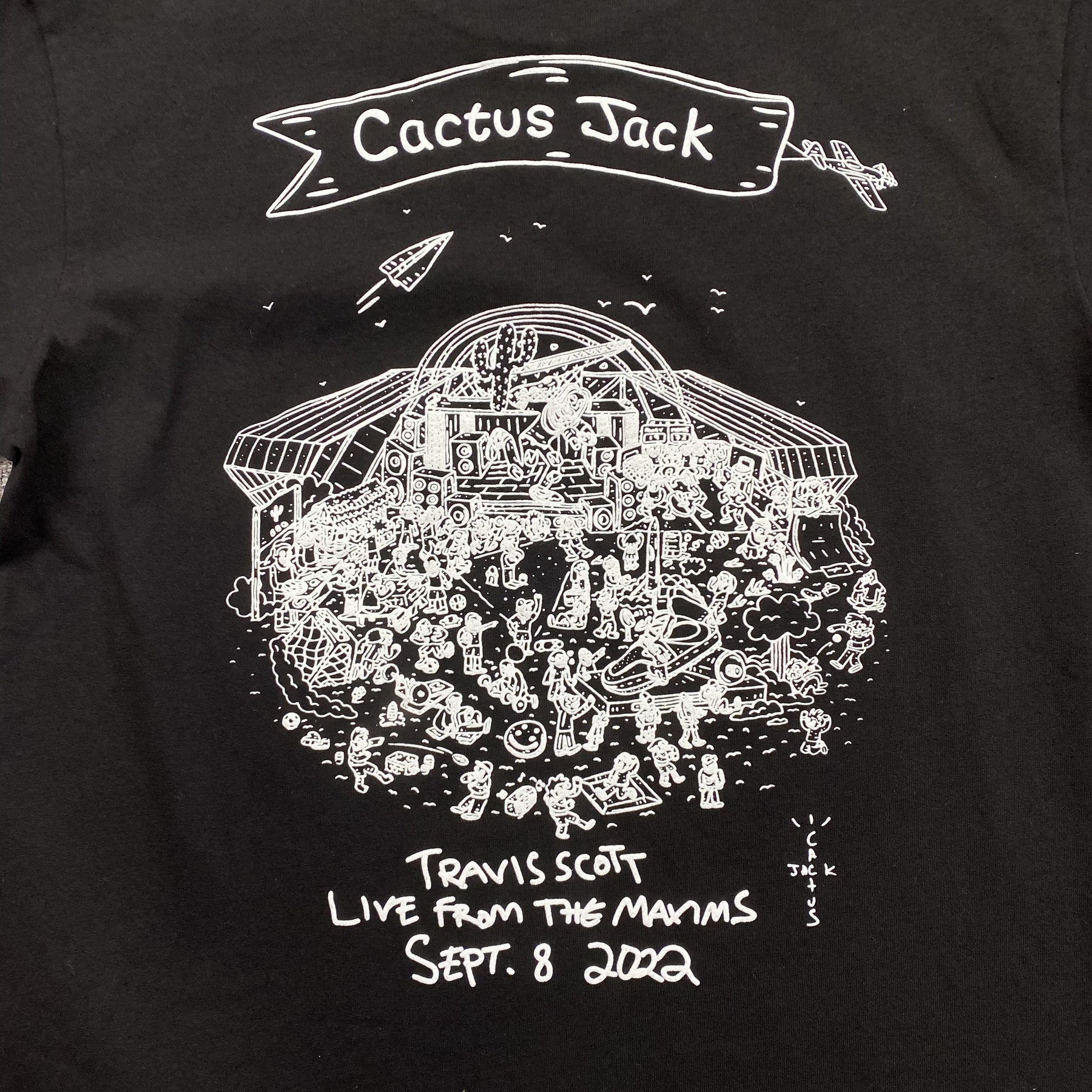 Camisa Cactus Jack “JDDay” ( Preta )