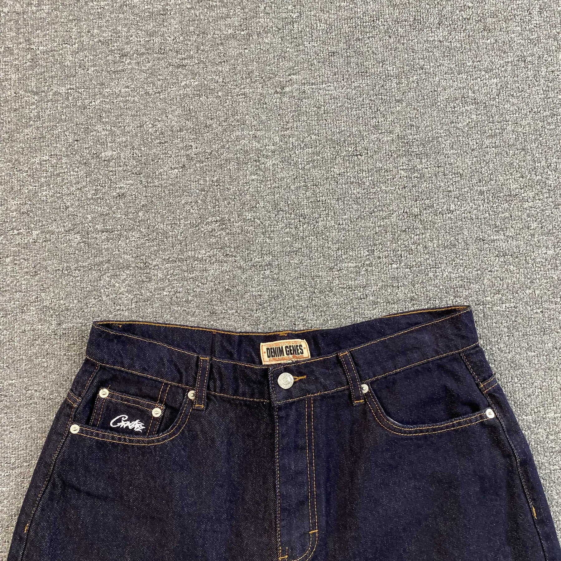 Shorts Corteiz “Dual Stripe” ( Azul )
