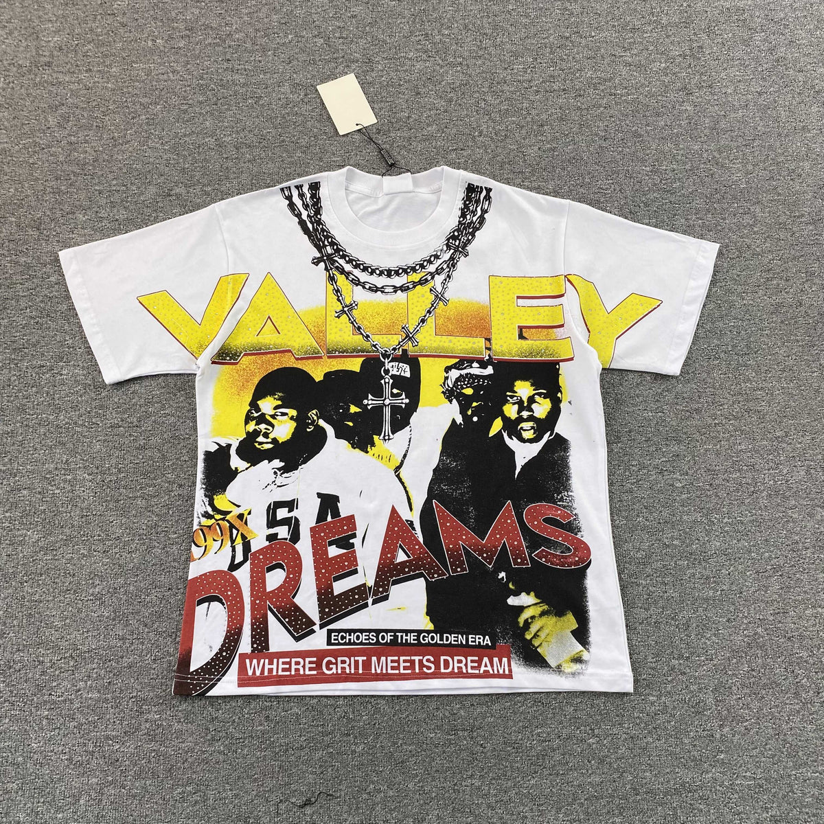 Camisa Valley Dreams “Where Grit Meets Dreams” ( Branca )