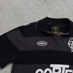 Camisa Jersey Corteiz “Striped knit jersey” ( Preto )
