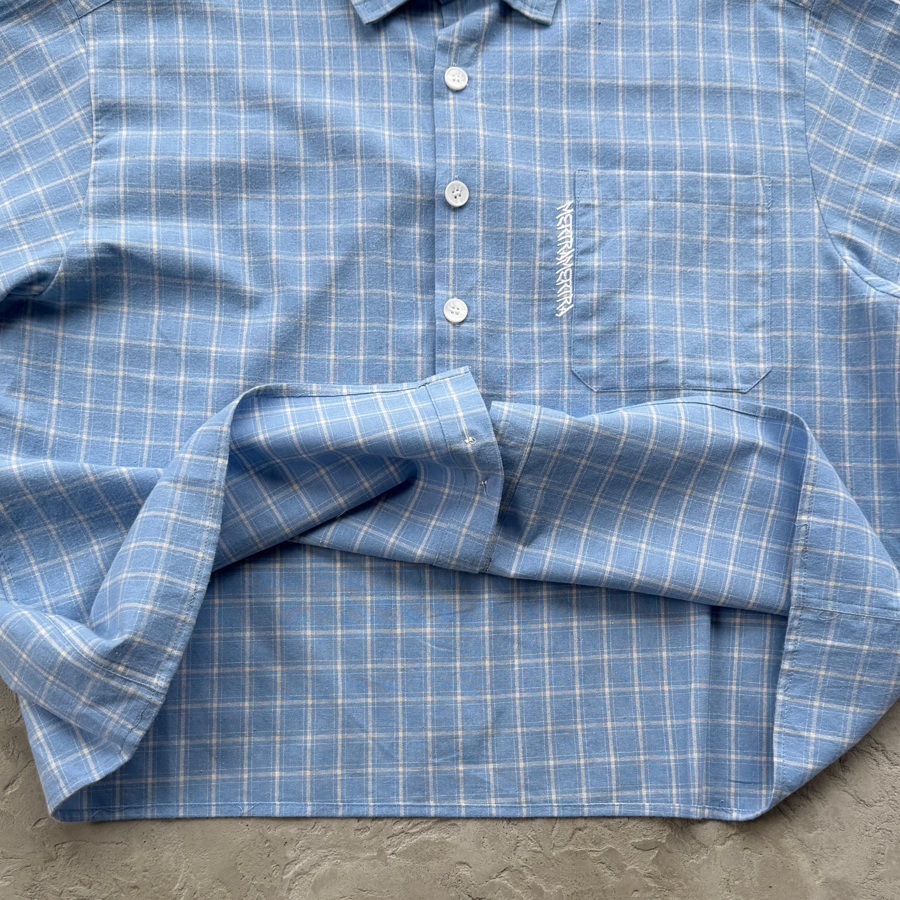 Camisa Mertra “Plaid Shirt” ( Azul )