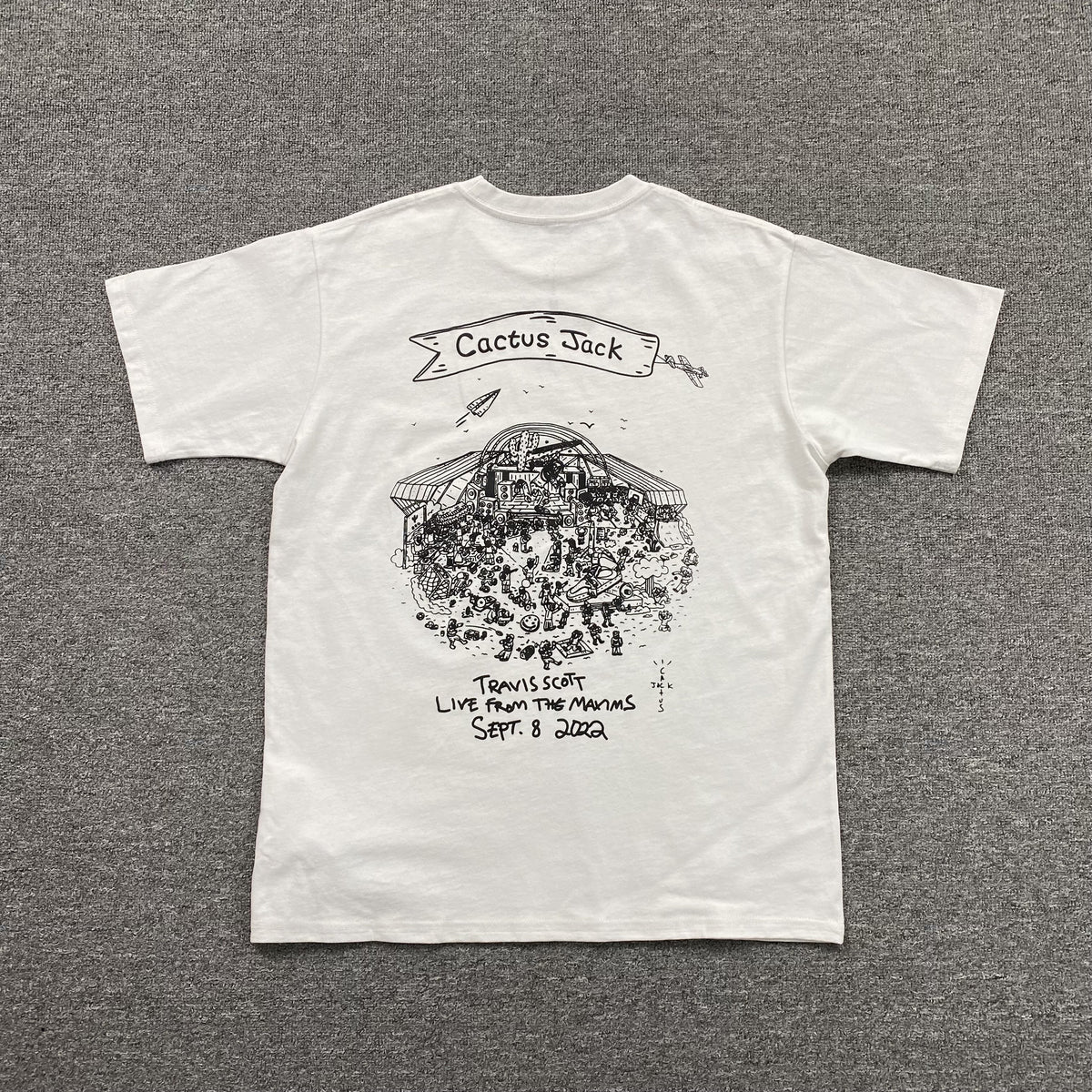 Camisa Cactus Jack “JDDay” ( Branca )