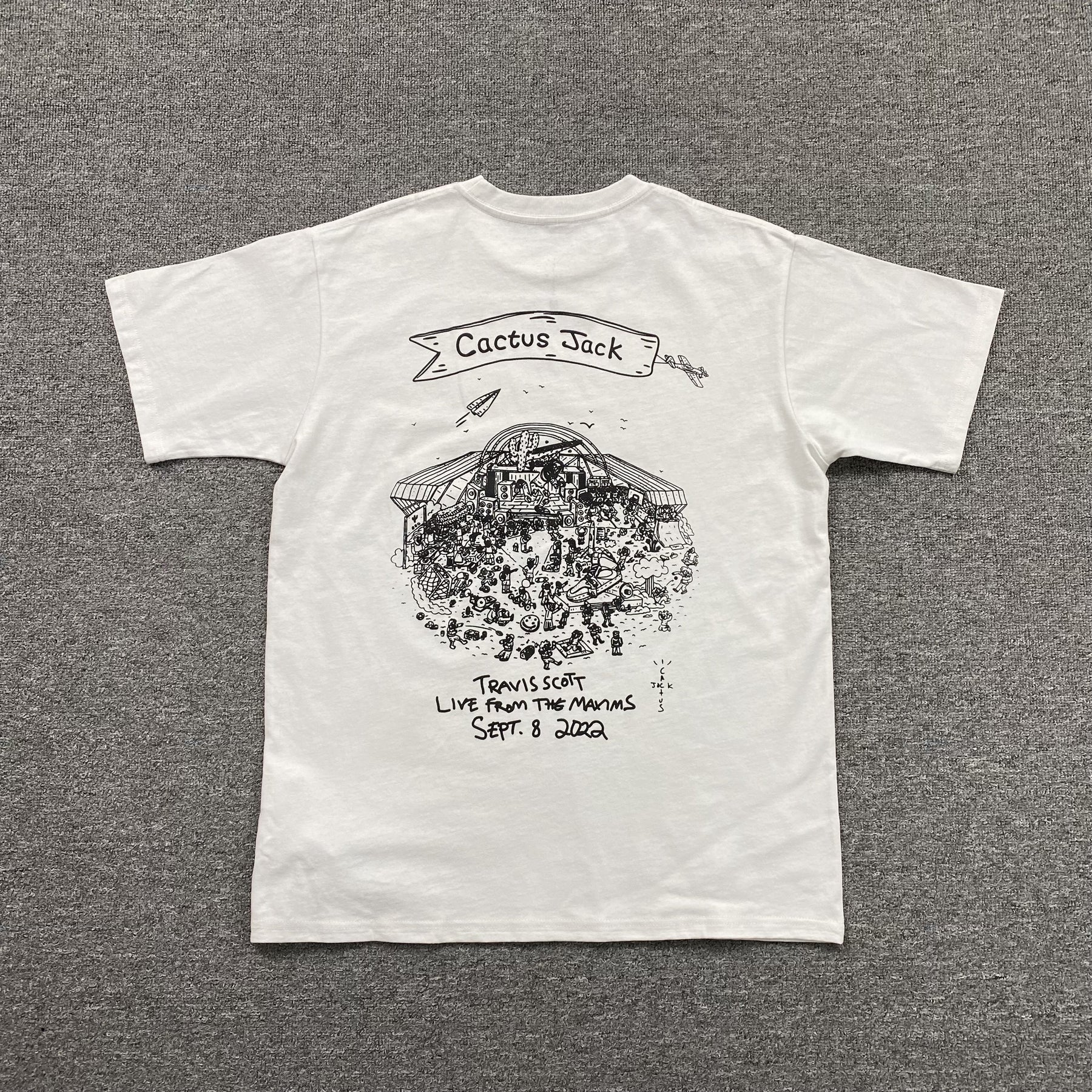 Camisa Cactus Jack “JDDay” ( Branca )