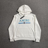 Moletom Amiri “Amiri Bar Logo” ( Branco com Azul )
