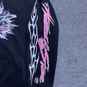Moletom Hellstar “Glitter Zip Up” ( Preta )