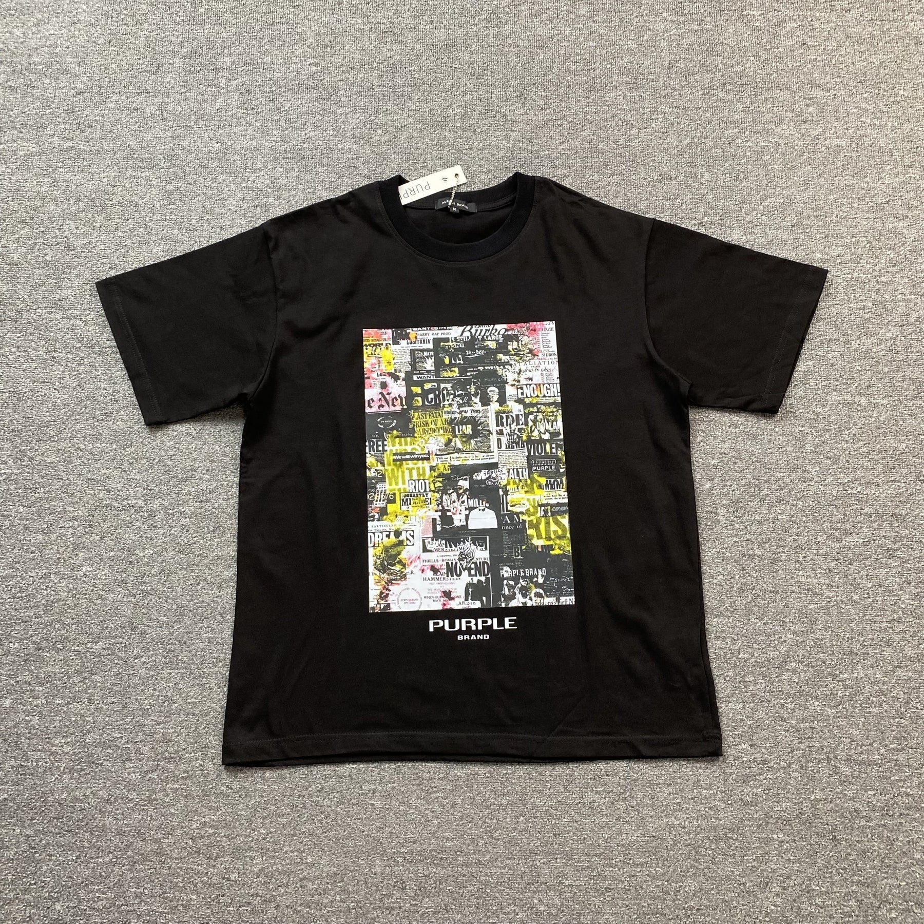 Camisa Purple Brand “Magazine” ( Preta )