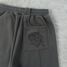 Shorts Mertra “Embroidered” ( Cinza Escuro )