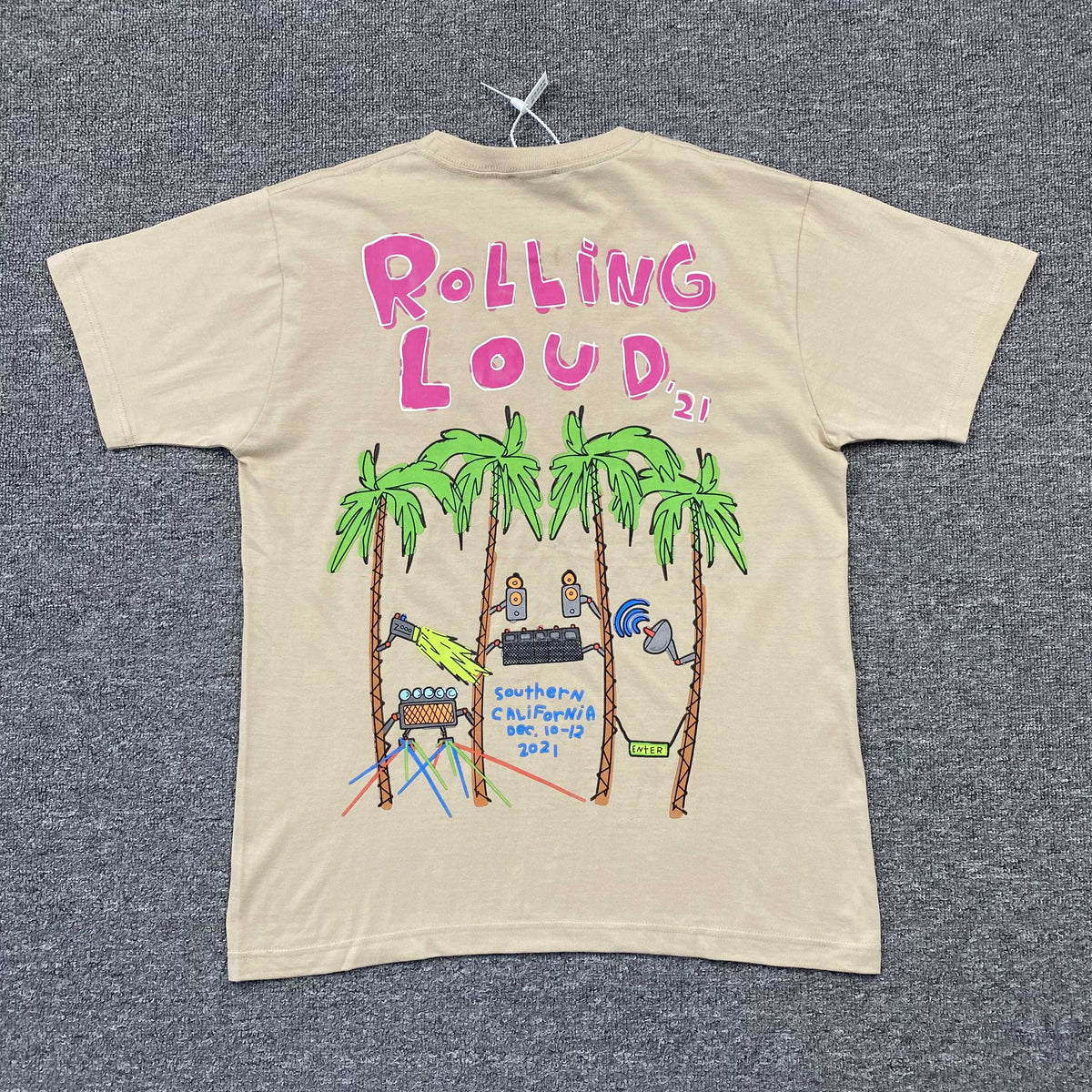 Camisa Cactus Jack “Lets Get Weird” ( Bege )