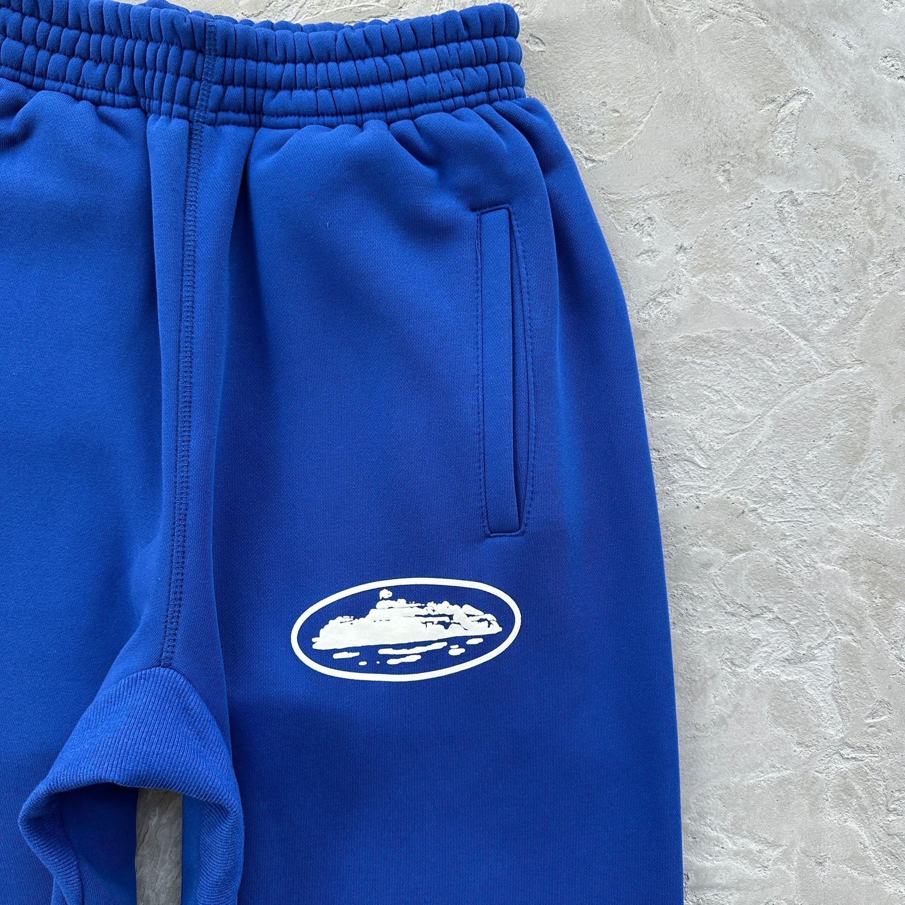 Conjunto Corteiz “Island Puff Print” ( Azul Escuro )