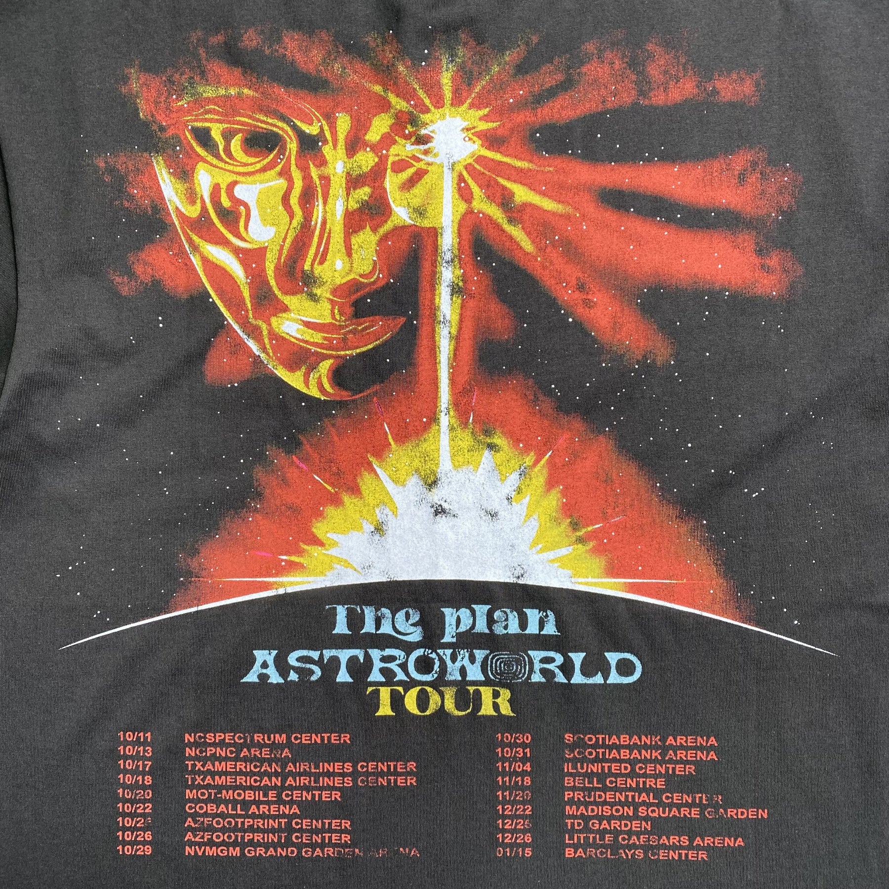 Camisa Cactus Jack “AstroWorld Tour” ( Cinza )