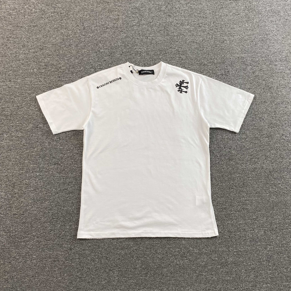 Camisa Polo Chrome Hearts “Monogram” ( Branca )