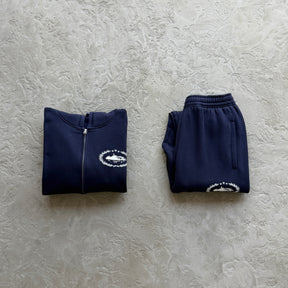 Conjunto Corteiz “Cortears Royale Zip” (Navy)