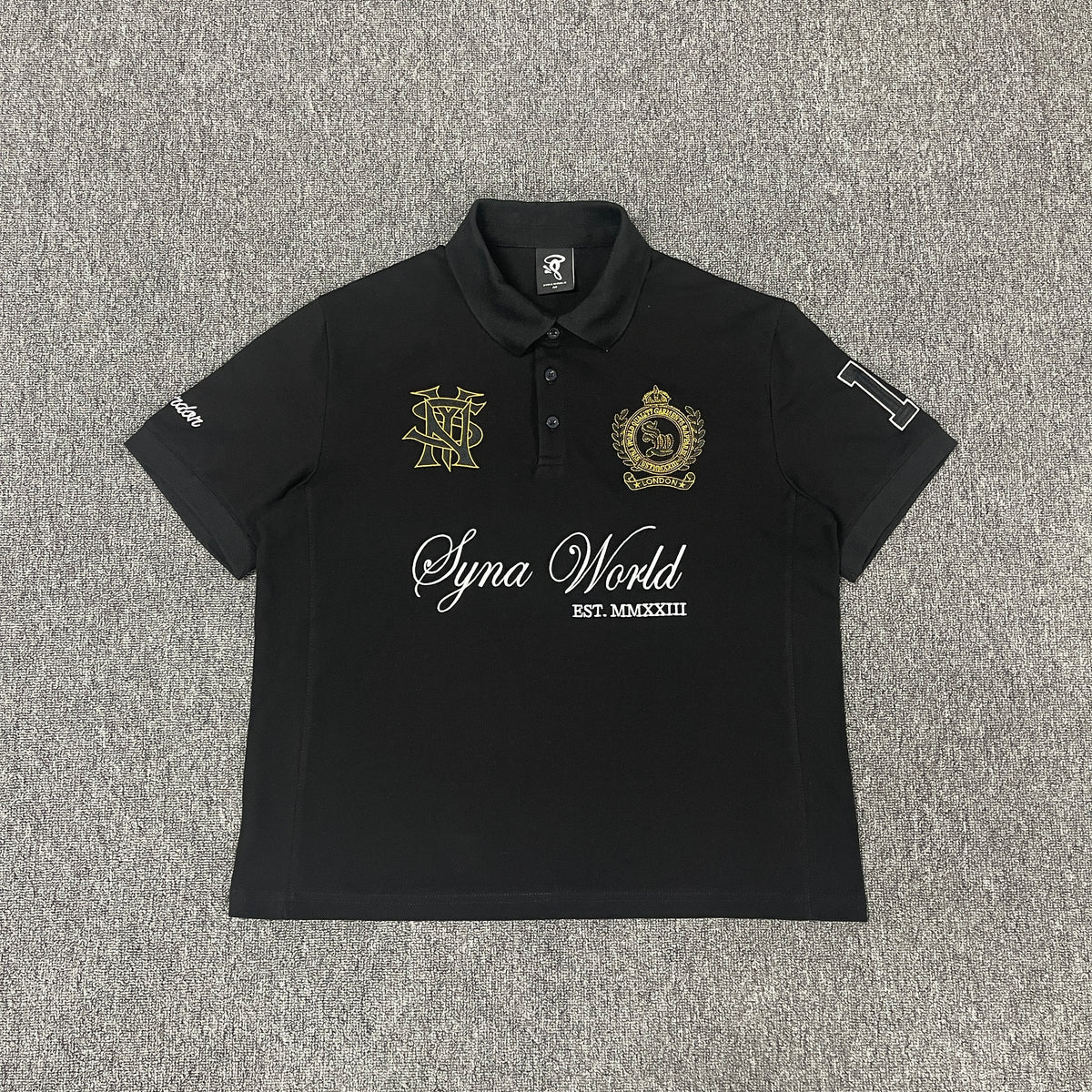 Camisa Syna World “London Polo” ( Preta )