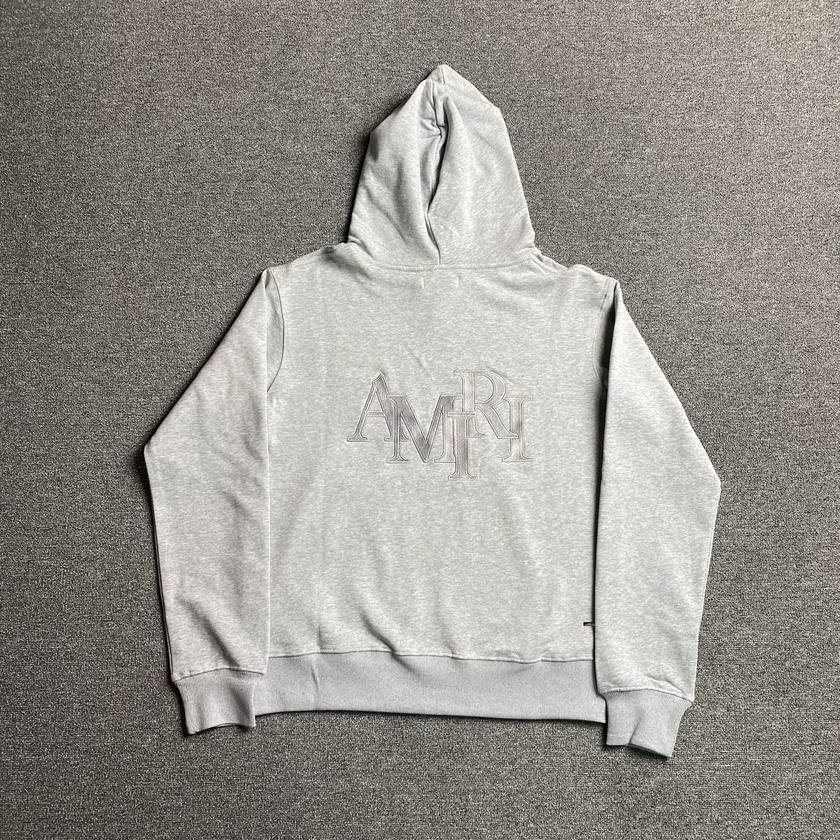 Moletom Amiri “Staggered Hoodie” ( Cinza )