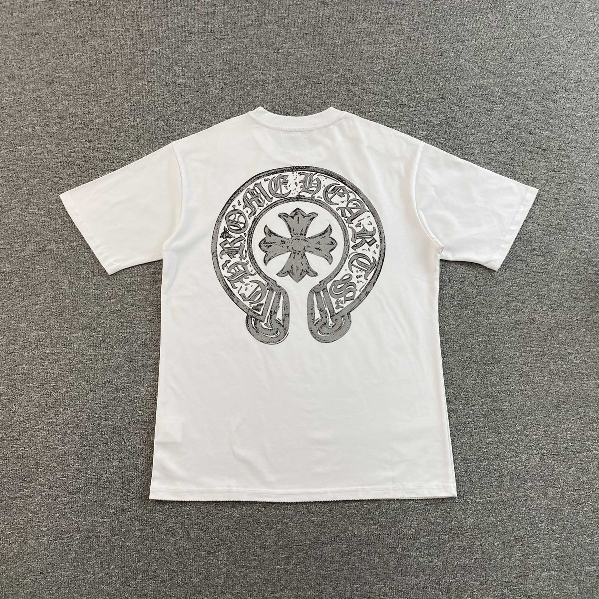 Camisa Chrome Hearts “Horseshoe Logo Pocket” ( Branca )