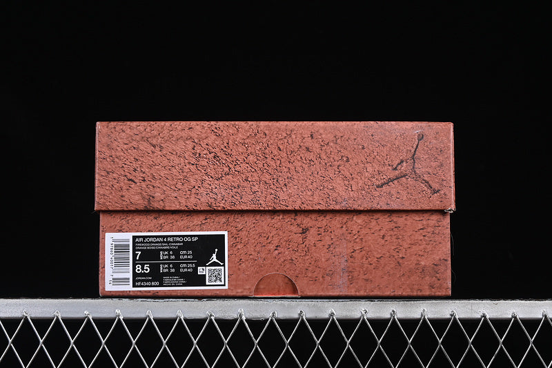 Air jordan 4 x Sylvester “Fire Wood”