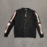 Sueter Amiri “Cardigan Bones” ( Preto )