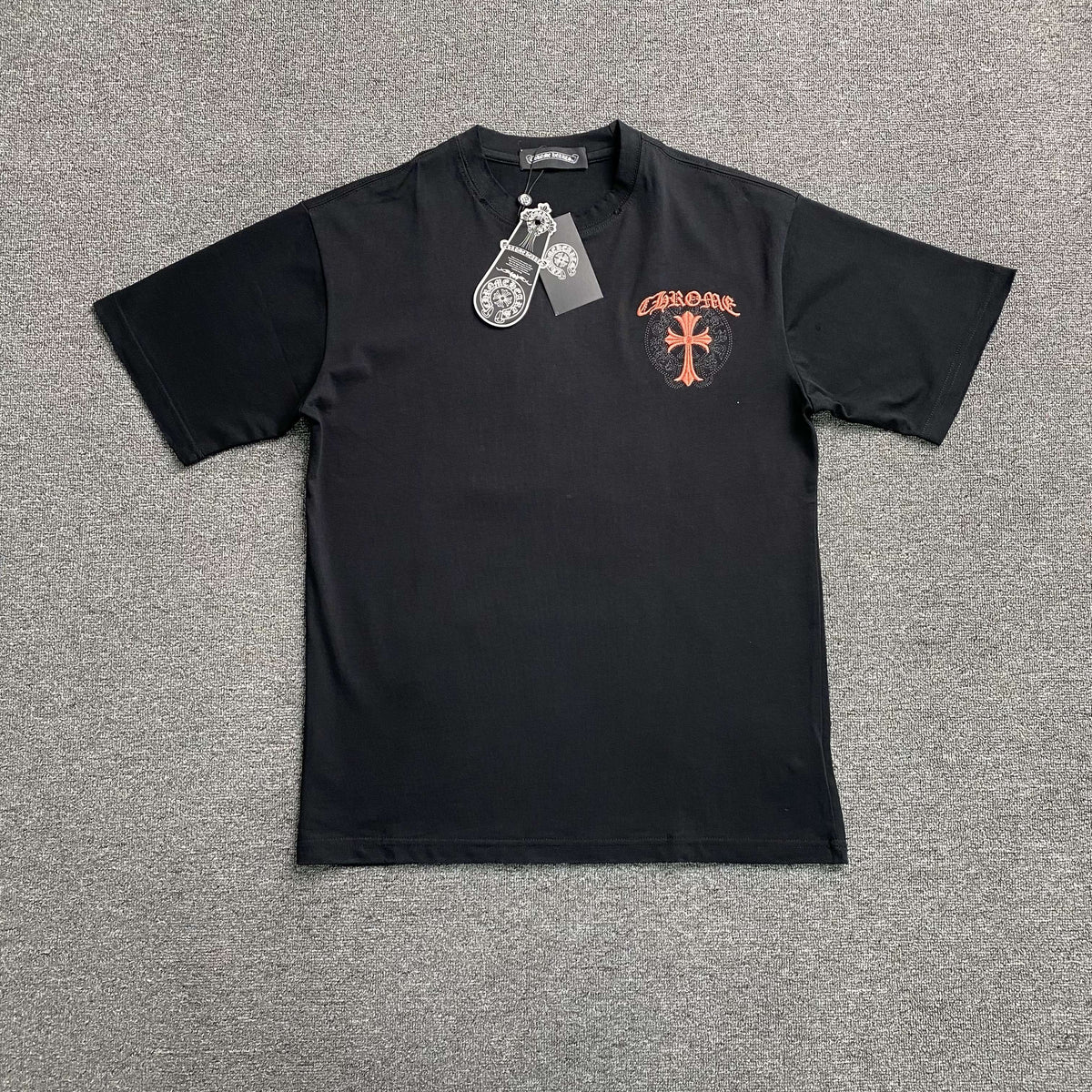 Camisa Chrome Hearts “Double Cross” ( Preta )