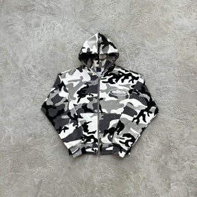 Conjunto Corteiz “Island Puff Print” (Artic Camo)