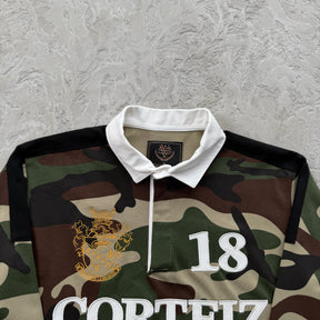 Sueter Corteiz “Paneled Rugby” ( Verde Militar )
