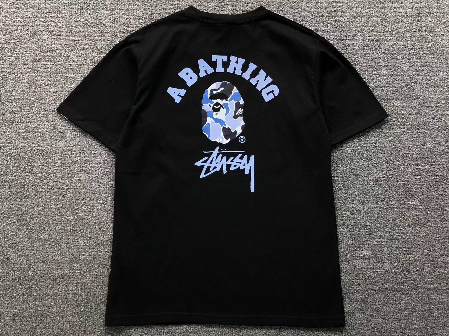 Camisa Bape x Stussy
