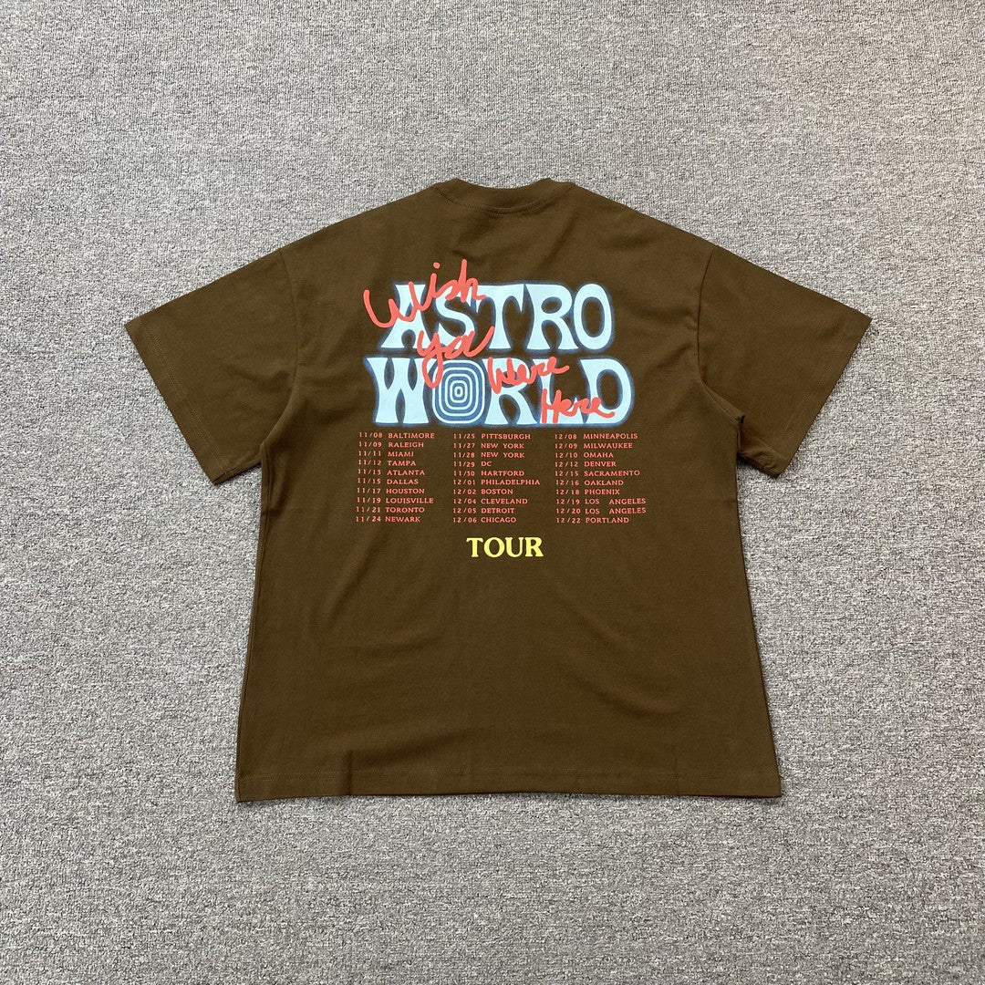 Camisa Cactus Jack ”Astro Worldwide” ( Marrom )