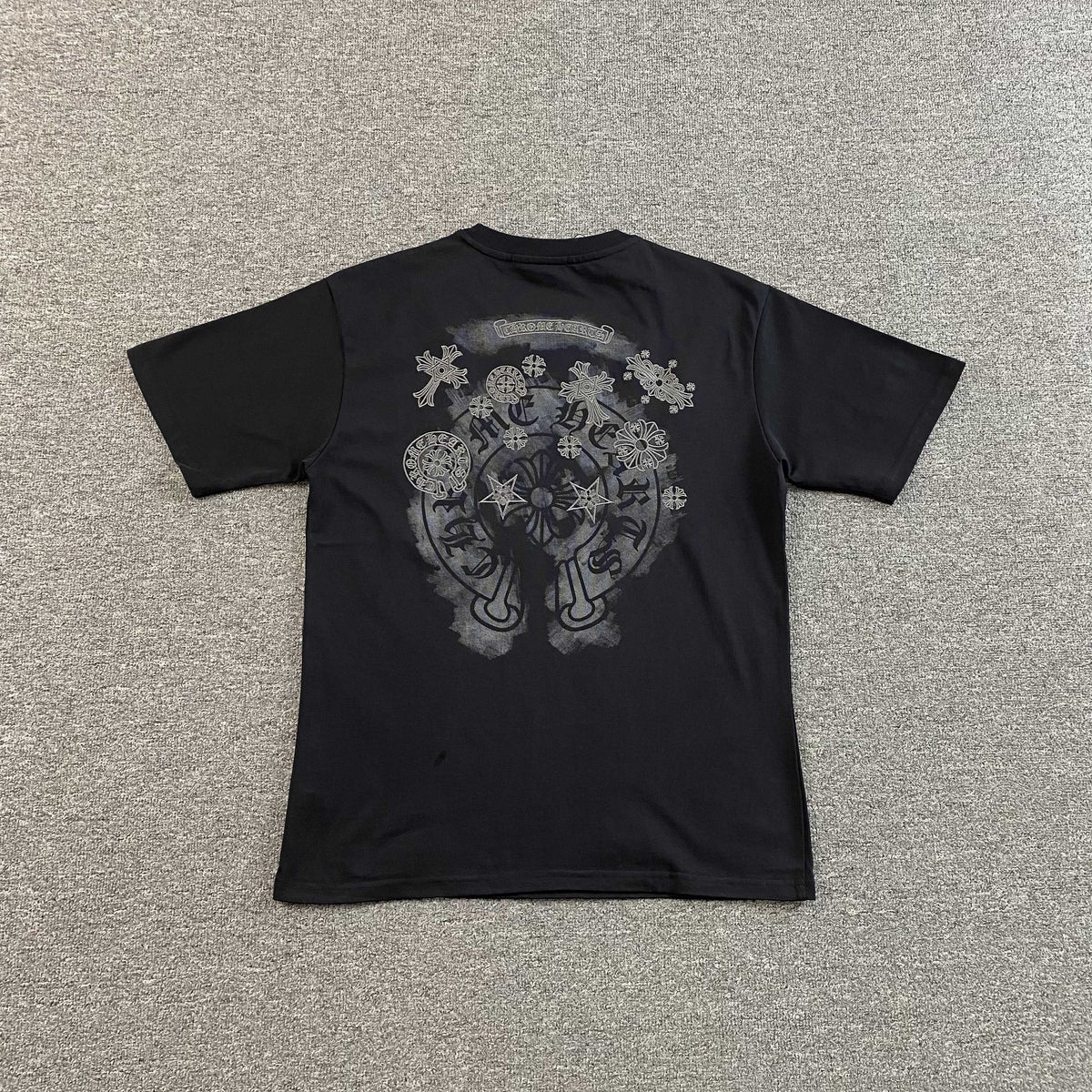 Camisa Chrome Hearts “Embossed Horseshoe ” ( Preta )
