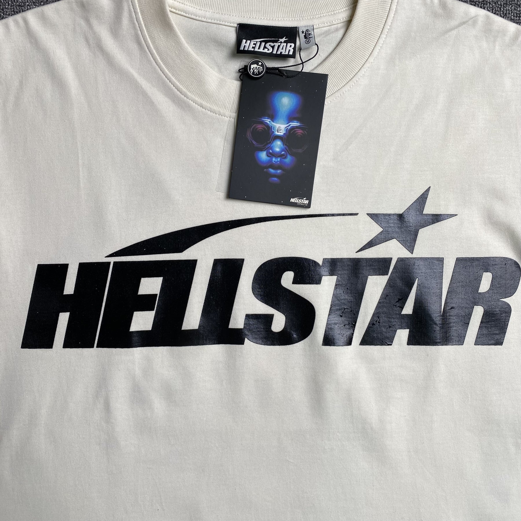 Camisa Hellstar “Classic Normal Print” ( Branca )