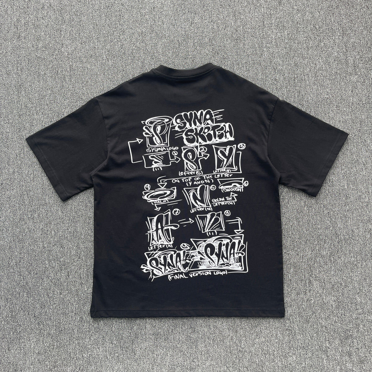 Camisa Syna World “Graffiti Tee” ( Preta )