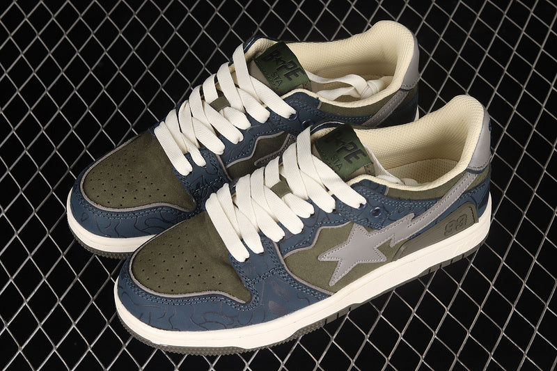 BAPE STA “Army Green Dark Blue”
